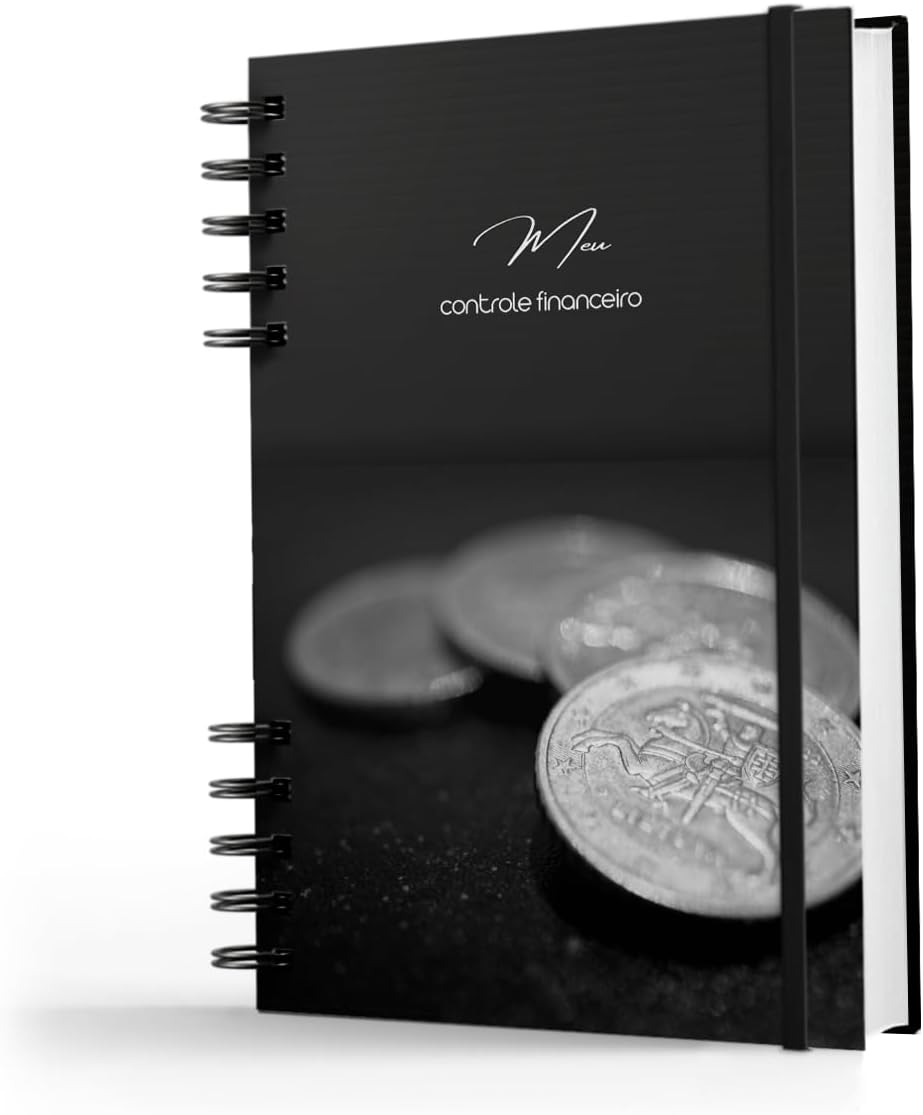 Caderno Meu Controle Financeiro - Contas Organizadas