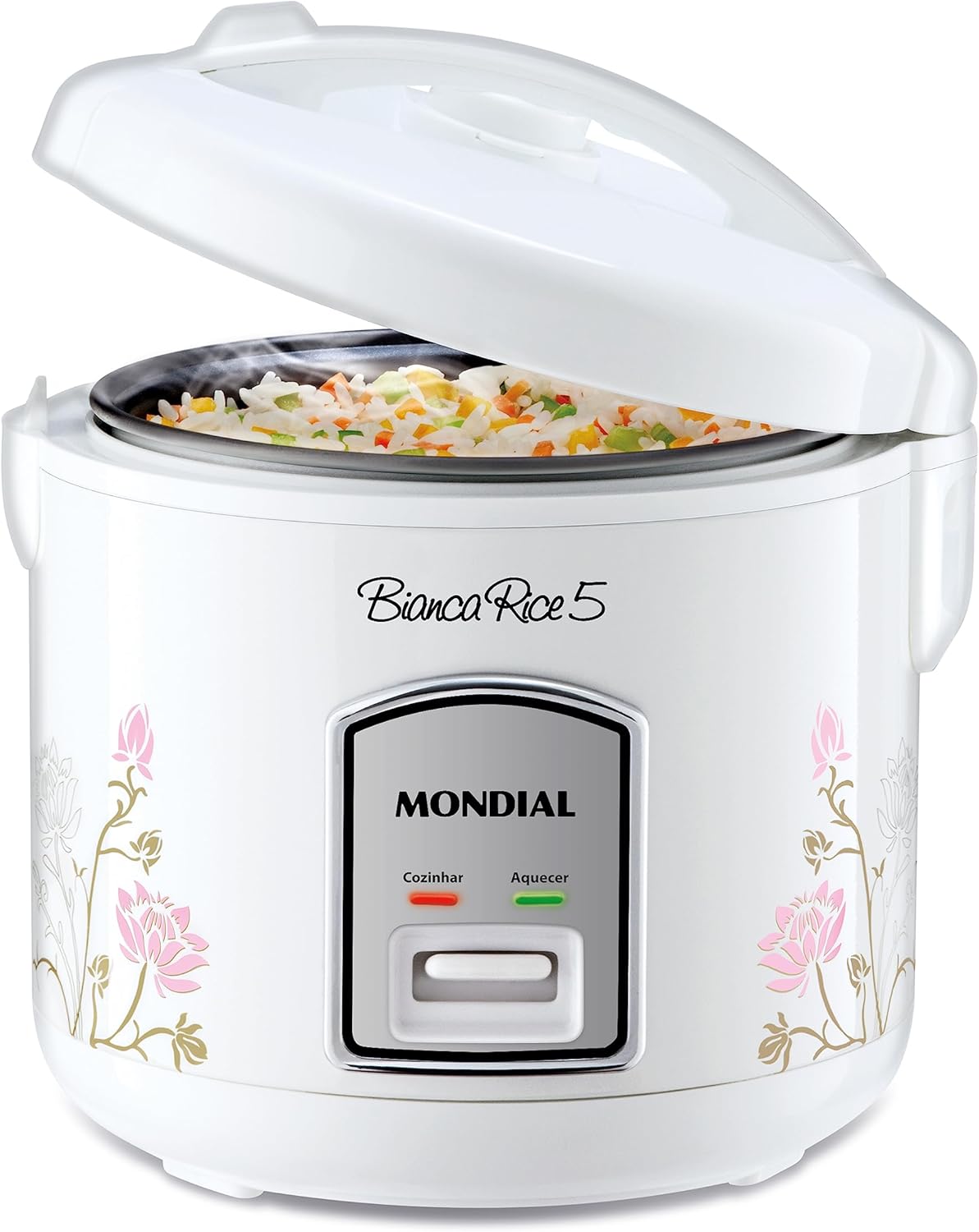 Panela de Arroz MONDIAL Bianca Rice 5, Branco | 400W, 110V, NPE-05-5X
