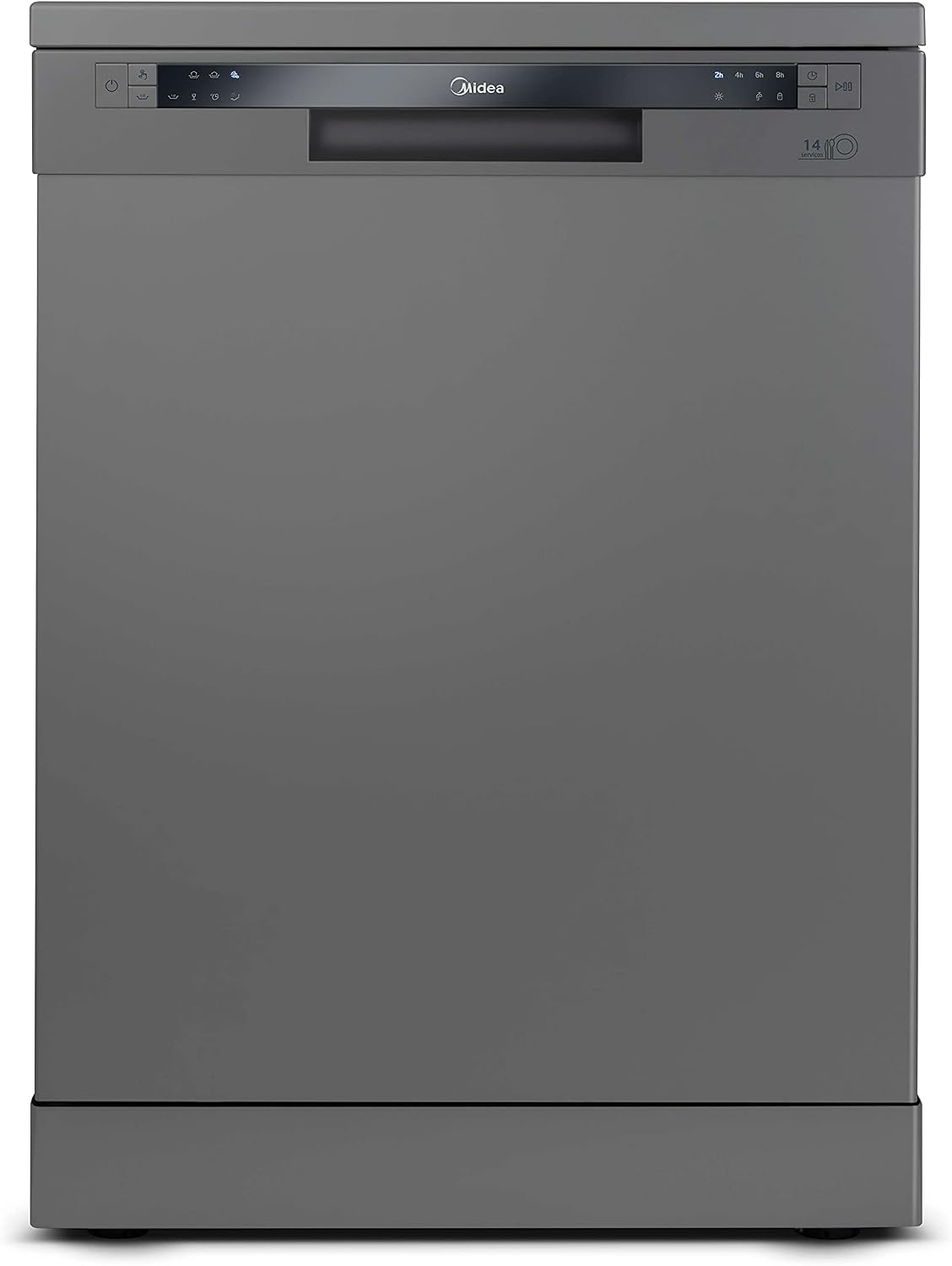 LAVA-LOUCAS MIDEA 14 SERVICOS CINZA 127V