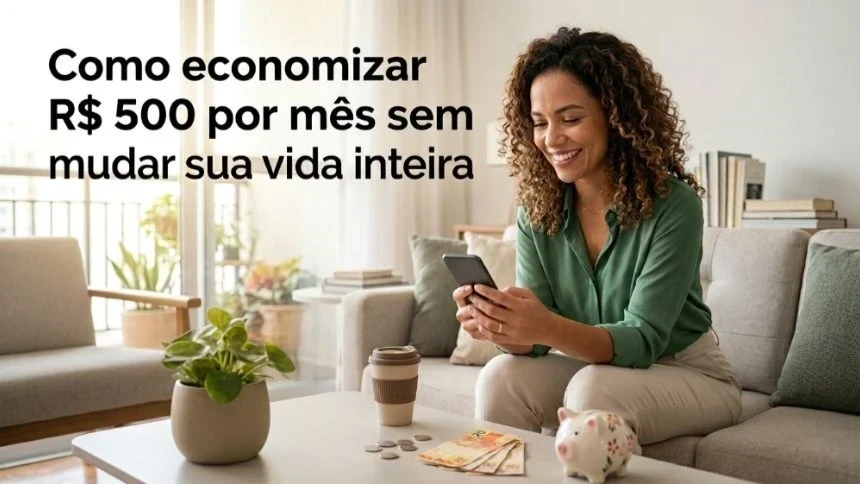Como economizar R$ 500 por mês sem mudar sua vida inteira