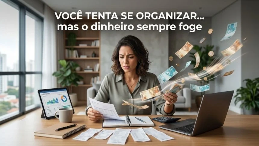 Você tenta organizar… mas o dinheiro sempre foge