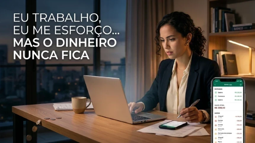 Eu trabalho, me esforço… mas o dinheiro nunca fica