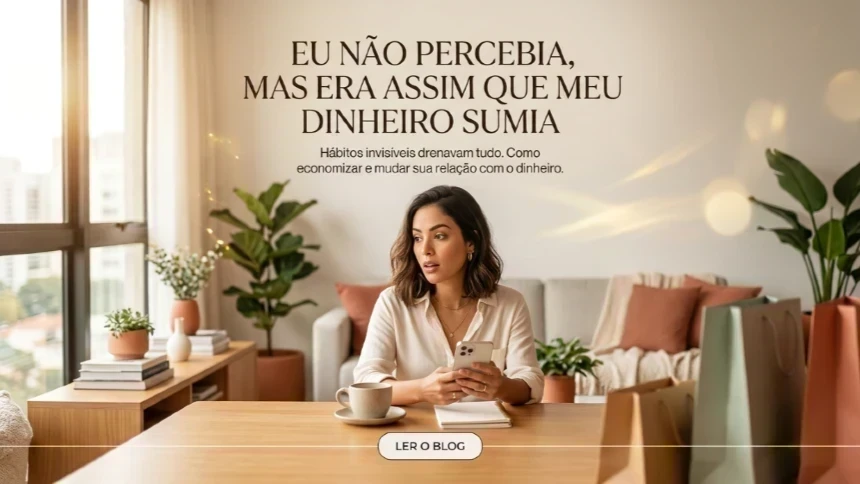 Eu não percebia, mas era assim que meu dinheiro sumia