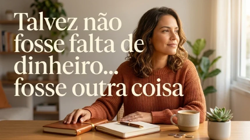 Talvez não fosse falta de dinheiro… era outra coisa