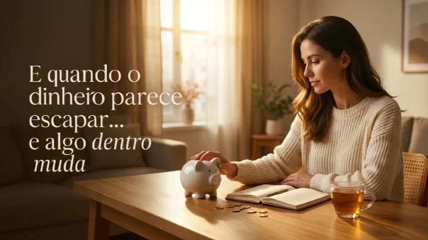 E quando o dinheiro parece escapar… e algo dentro muda