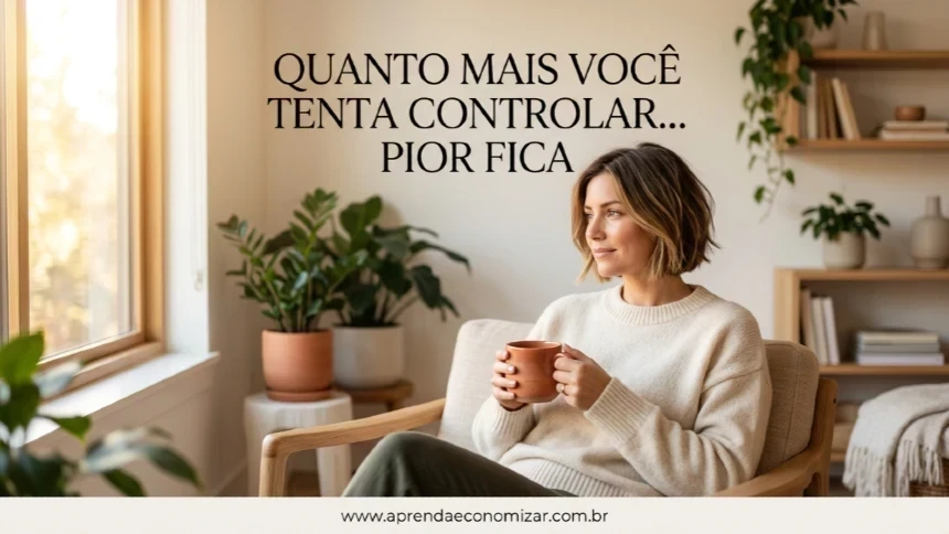 Quanto mais você tenta controlar… pior fica
