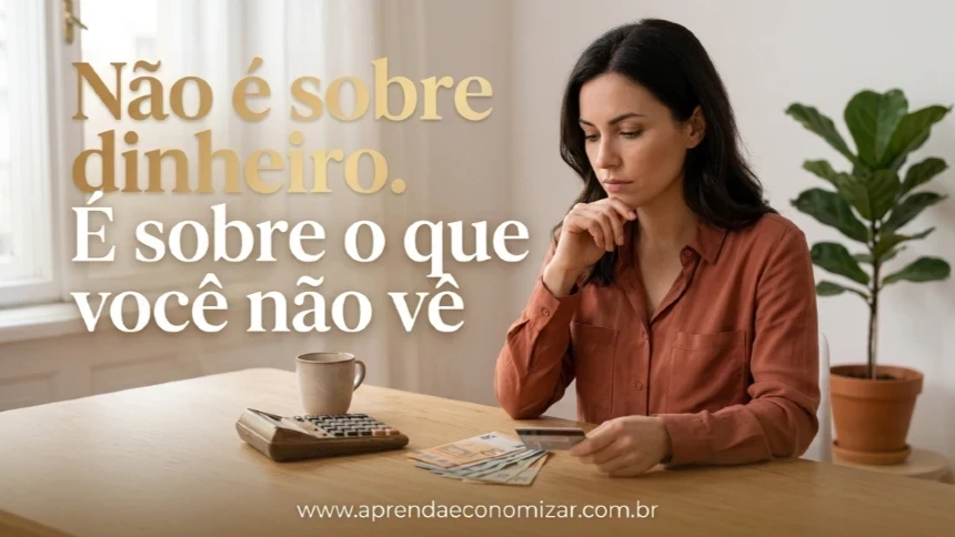 Não é sobre dinheiro. É sobre o que você não vê