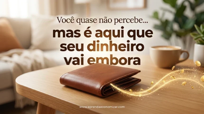 Você quase não percebe… mas é aqui que seu dinheiro vai embora