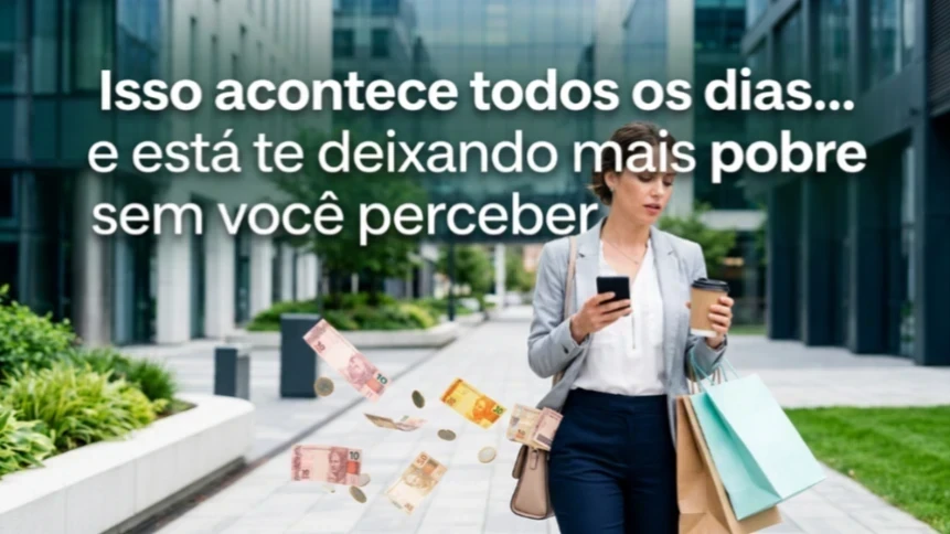 Isso acontece todos os dias… e está te deixando mais pobre sem você notar